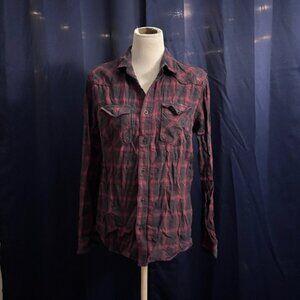 vans button-up flannel